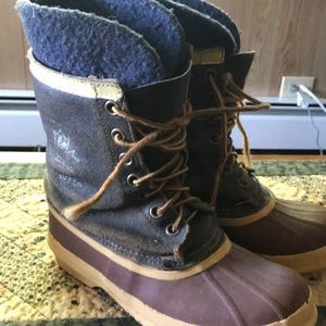 Sorel boots distressed  (Womens 8 1/2) (6.5 Youth)